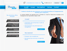 Tablet Screenshot of hemera-conseil.com